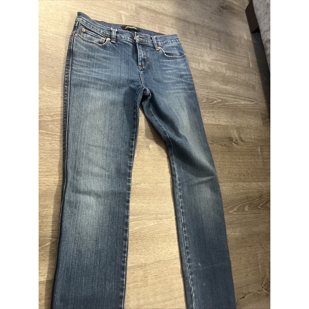 London Jean Women's Straight Leg Med Wash Size 6 Denim Jeans